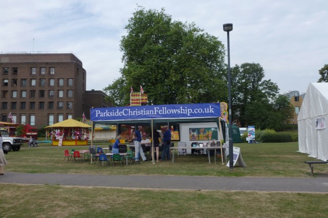 The Parkside stall in Kidwells Park