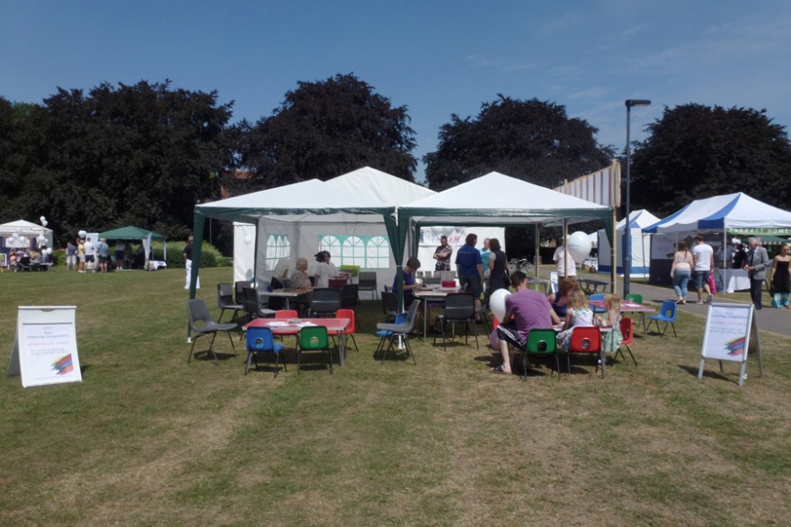 Blue skies and sunshine